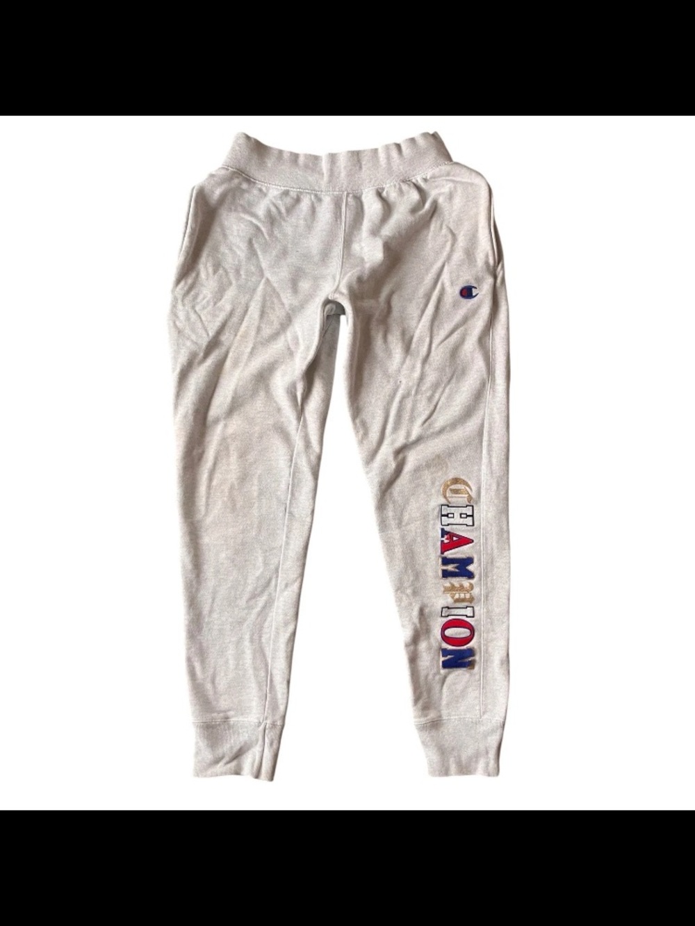 Champion Mens Reverse Weave Jogger Pants Sweatpants Old English Logo Size M